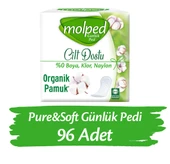 Molped Pure&Soft Günlük Ped 96 Adet - 1