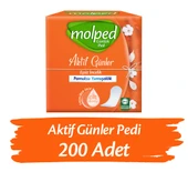 Molped Aktif Günler Günlük Ped 200 Adet - 1