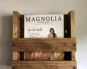 Montessori Kitaplık Duvar Rafı Ahşap Dergilik Kitaplık Çocuk ve Bebek Odası Kitaplık - 2