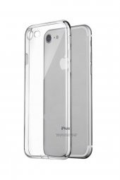 İphone XR Şeffaf Tıpalı Kamera Korumalı Silikon Kılıf - 1