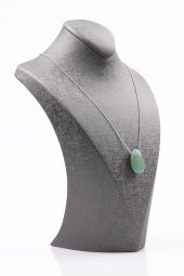 Aventurin Doğal Taş Damla Model Kolye - 2
