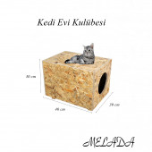 Melada Mobilya Sokak Hayvanları Kedi Evi-1 - 1