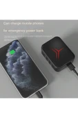 Şarj Göstergeli Powerbank Özellikli 5.3 Bluetooth Kablosuz Kulakiçi Kulaklık Siyah - 4