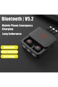 Şarj Göstergeli Powerbank Özellikli 5.3 Bluetooth Kablosuz Kulakiçi Kulaklık Siyah - 5