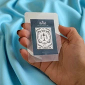 Terazi Burçları İçin 999 Ayar Gümüş ile Üretilmiş Hediyeye Özel Gümüş Külçesi-596 - 2