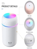 Humidifier 300 Ml Ulrasonik Hava Nemlendirici Buhar Makinesi Ve Aroma Difüzörü - 4