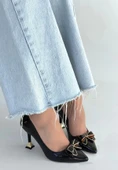 Coby Siyah Rugan Topuklu Ayakkabı thumbnail 2
