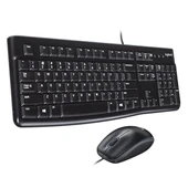 Logitech MK120 Usb Q Siyah Kablolu Klavye + Mouse Set - 1