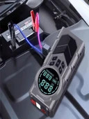 8000mAh Dijital Ekranlı Araba Akü Takviye'li Kompresör Araç Lastik Şişirme Hava Pompası - 150PSI - 7