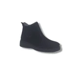 Zerhan 850 Kadın Siyah Fermuarlı Büyük Numara Bot 41 42 thumbnail 4