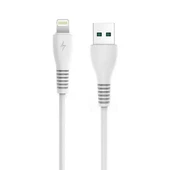 Fio Plus FP04 Lightning Apple Hızlı Şarj Özellikli Akım Koruyuculu Şarj ve Data Kablosu 6A thumbnail 1