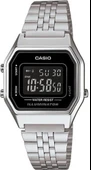 Casio LA680WA-1BDF Dijital Kadran Takvim Kronometre Özellikli Retro Tasarım Metalik Renk Kadın Kol Saati - 1