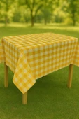 Masa Örtüsü & Piknik Örtsü -Raşel Kumaş 120 cm X 160 cm -Kare Desenli - 1