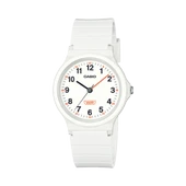 Casio LQ-24B-7BDF Silikon Kordonlu Beyaz Renk Kadın Kol Saati thumbnail 1