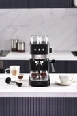 HOMEND Coffeebreak 5011H Süt Köpürtücülü, 15 Bar Basınçlı Espresso Makinesi, 1100W 1,2L - 1