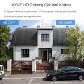 Buffer® 20 Mp Hd Lens İç Dış Mekan Suya Danıklı Ip Wifi Network Güvenlik Kamerası Wifi Kamera - 5