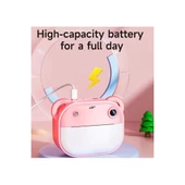 Dijital Video Kayıt Fotoğraf Çocuk Kamerası Anlık Termal Resim Kağıt Baskılı Vtn-09 thumbnail 3