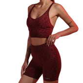 Tayt Crop Takım-Kırmızı - 2