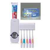 Buffer® Otomatik Diş Macunu Sıkacağı Ve 5 Adet Diş Fırası Tutacağı Diş Fırçalığı - 8