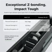 Creality Hyper Paht-Cf Siyah Filament 1.75mm 1Kg - Yüksek Isı ve Karbon Fiber Takviyeli Naylon thumbnail 3