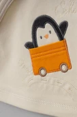 Bebitof %100 Pamuk Arabalı Penguen Desenli 10 Parça Kutulu Yenidoğan Hastane Çıkısı Seti BBTF.TRN.10094 - 2