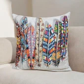 Modern Tarz Dijital Baskılı 4’lü Dekoratif Kırlent Kılıfı Seti, Şık ve Renkli Tasarımlar thumbnail 2