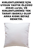 Modern Tarz Dijital Baskılı 4’lü Dekoratif Kırlent Kılıfı Seti, Şık ve Renkli Tasarımlar - 3