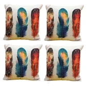 Modern Tarz Dijital Baskılı 4’lü Dekoratif Kırlent Kılıfı Seti, Şık ve Renkli Tasarımlar thumbnail 1