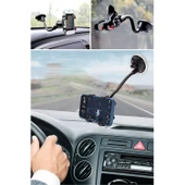 Buffer® Akrobat Cama Sabitlenen Güçlü Vakumlu 360 Derece Dönen Tüm Modellere Uyan Oto Telefon Tutucu - 8