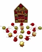 Yılbaşı Süsü 19' lu 8 Cm Karışık Süsler 19 Adet Set thumbnail 2