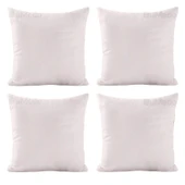 Modern Tarz Düz Renkli 4’lü Dekoratif Kırlent Kılıfı Seti Şık Yumuşak Dokulu ve Zarif Tasarım thumbnail 1