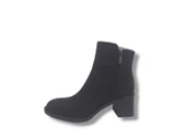 Zerhan 1499 Kadın Siyah Fermuarlı Kalın Topuklu Bot thumbnail 3