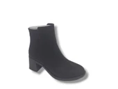 Zerhan 1499 Kadın Siyah Fermuarlı Kalın Topuklu Bot thumbnail 4