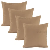 Modern Tarz Düz Renkli 4’lü Dekoratif Kırlent Kılıfı Seti Şık Yumuşak Dokulu ve Zarif Tasarım thumbnail 2