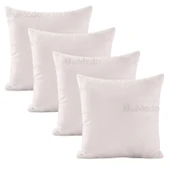 Modern Tarz Düz Renkli 4’lü Dekoratif Kırlent Kılıfı Seti Şık Yumuşak Dokulu ve Zarif Tasarım thumbnail 2