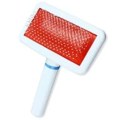 Buffer® Paslanmaz Evcil Hayvan Kedi Köpek Tüy Tarama Toplama Fırçası Kolay Temizlenir Bakım Aleti - 1