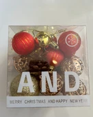 Yılbaşı Süsü 28' li Karışık Süsler 28 Adet Set thumbnail 1