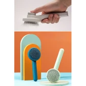 Buffer® Basmalı Kedi Köpek Tüy Toparlayıcı Masaj Etkili Pet Fırçası - 7