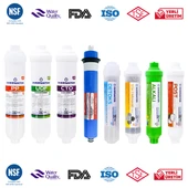 OverWater Kapalı Kasa Su Arıtma Cihazı 8 Li Inline Filtresi Seti 12 Aşamalı Özel Sarım Membran Filtre thumbnail 2