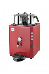 Remta 3 Demlikli Jumbo Çay Makinesi 40 Lt - Kırmızı Renk - De10 - 1