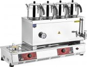 Remta 85 Model Dört Demlikli LPG(Tüplü)+Elektrikli Çay Ocağı 43 Lt -4 ADET DEMLİK DAHİL N14(E) - 1