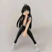 Anime PVC Heykeli - Siyah Saçlı ve Beyaz Kıyafetli Kız thumbnail 2