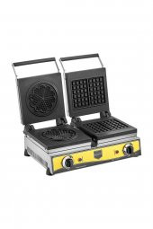 Remta Çiftli Kare + Çiçek Model (16 Çap) Waffle Makinası Elektrikli W20 - 1