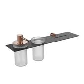 FONTANA AKSESUAR RAFI (ROSE-SİYAH) - 1