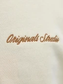 JORNORREBRO EMB SWEAT HIGH NECK NOOS Antique White Antique White XL thumbnail 5