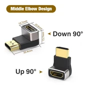 Anunnaki 90 Derece HDMI Çevirici Dönüştürücü 8K - 3