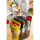 Buffer® 10'luşeffaf Buzdolabı Yan Kapı Düzenleyici Buzdolabı Dolap İçi Bölümleyici Aparatlar - 8