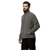 Jack Wolfskin Taunus Fz Gri Erkek Polar Ceket 1711451TR thumbnail 4