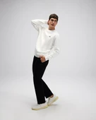 Ellesse Erkek Sweatshirt EM579-OF Off White Off White M thumbnail 5