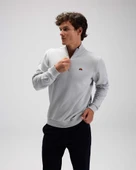 Ellesse Erkek Sweatshirt EM580-GI Grey Grey XXL thumbnail 3
